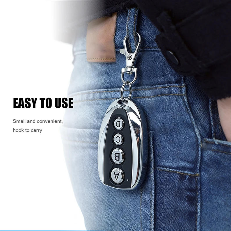 Multi‑Quantity 433MHz Garage Door Clone Remote Easy Copy No‑tool Operation For Electric Gates Rolling Doors Key Fob