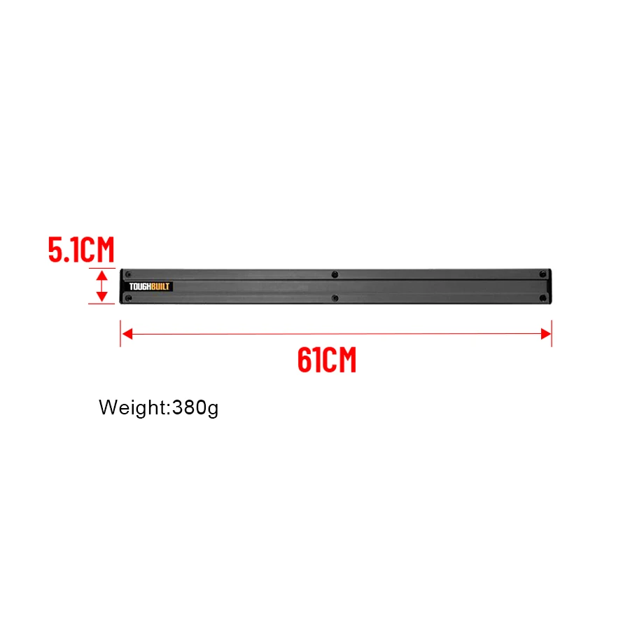 TOUGHBUILT TB-53 60cm Wall Organiser (Contains nails) Special Wall Hanging Board for Tool Bag Wall Plate Tool Accessories