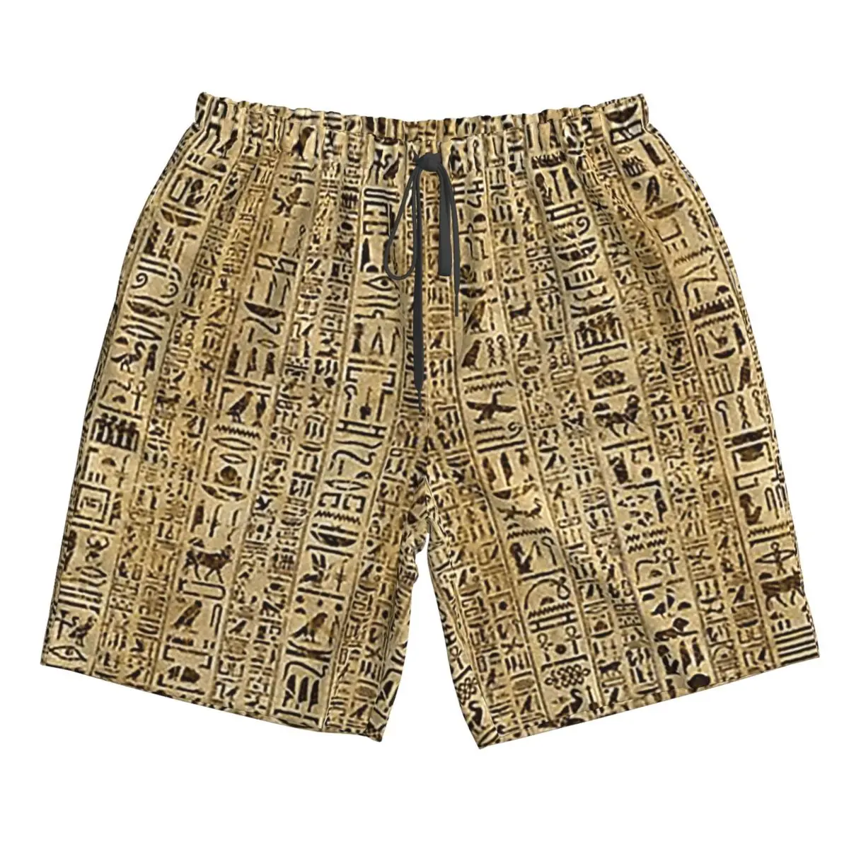

Egyptian Hieroglyphs And Deities Trunks Beach Board Shorts Casual Quick Dry Swimming Summer Men Pants