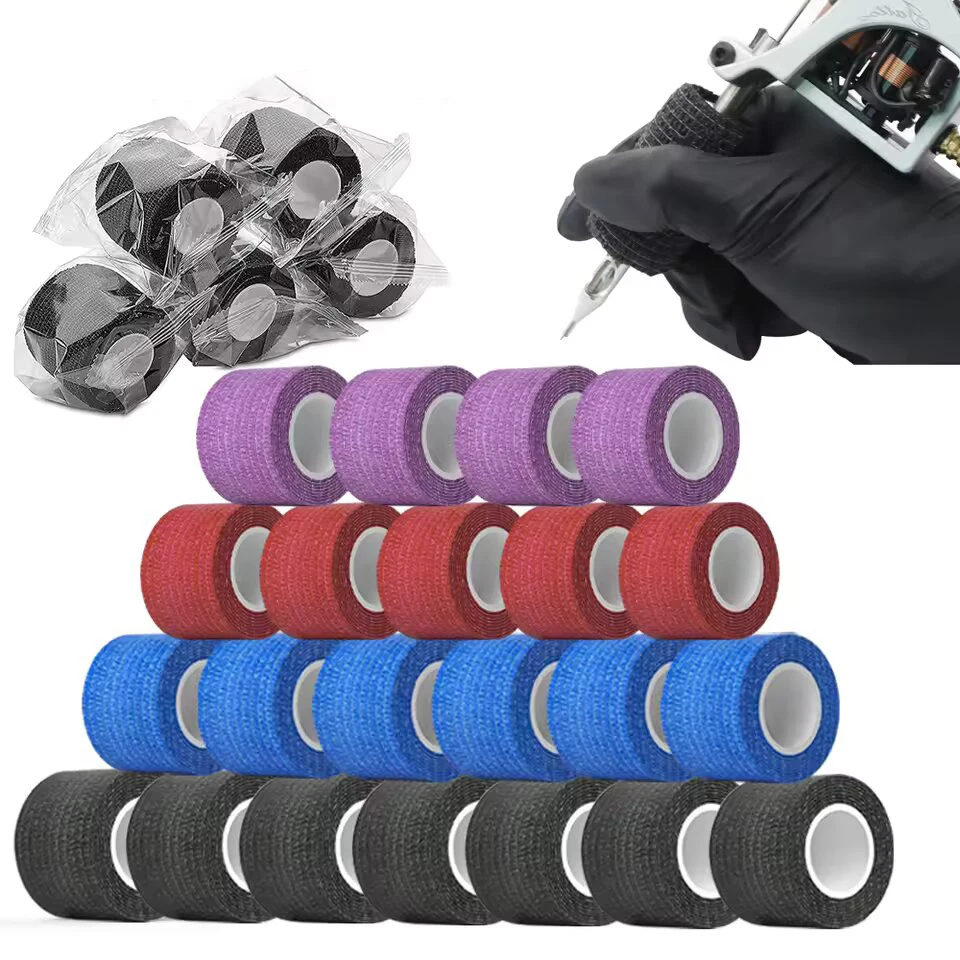 

BIGWASP 3.8CM/1.52in Cotton Breathable Gauze Bandage Outdoor Sport Elastic Self-adhesive Bandages Wrist Elbow Knee Ankle Bandage