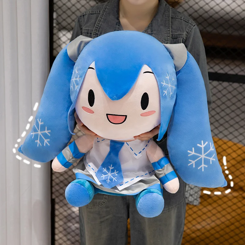 Hatsune Miku Lovely Classics Figure Plush Doll Anime Peripheral Miku Fufu Stuffed Toy Collection Model Ornament Toy Gift