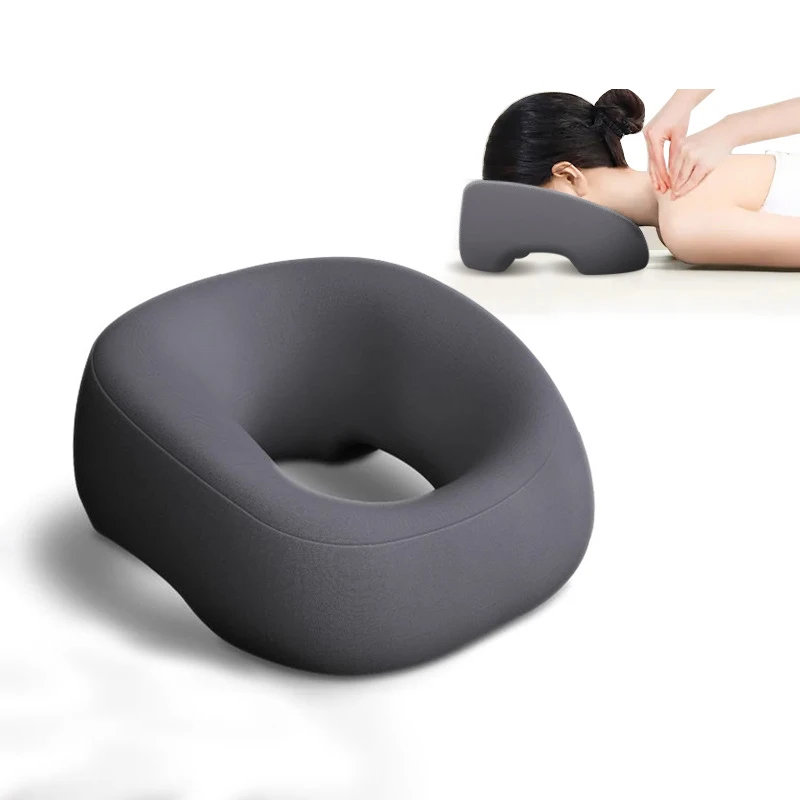 Lying Down Pillow Face Prone Resting Cushion Memory Foam Breathable Salon Massage Pillow Comfort Neck Support for Beauty SPA