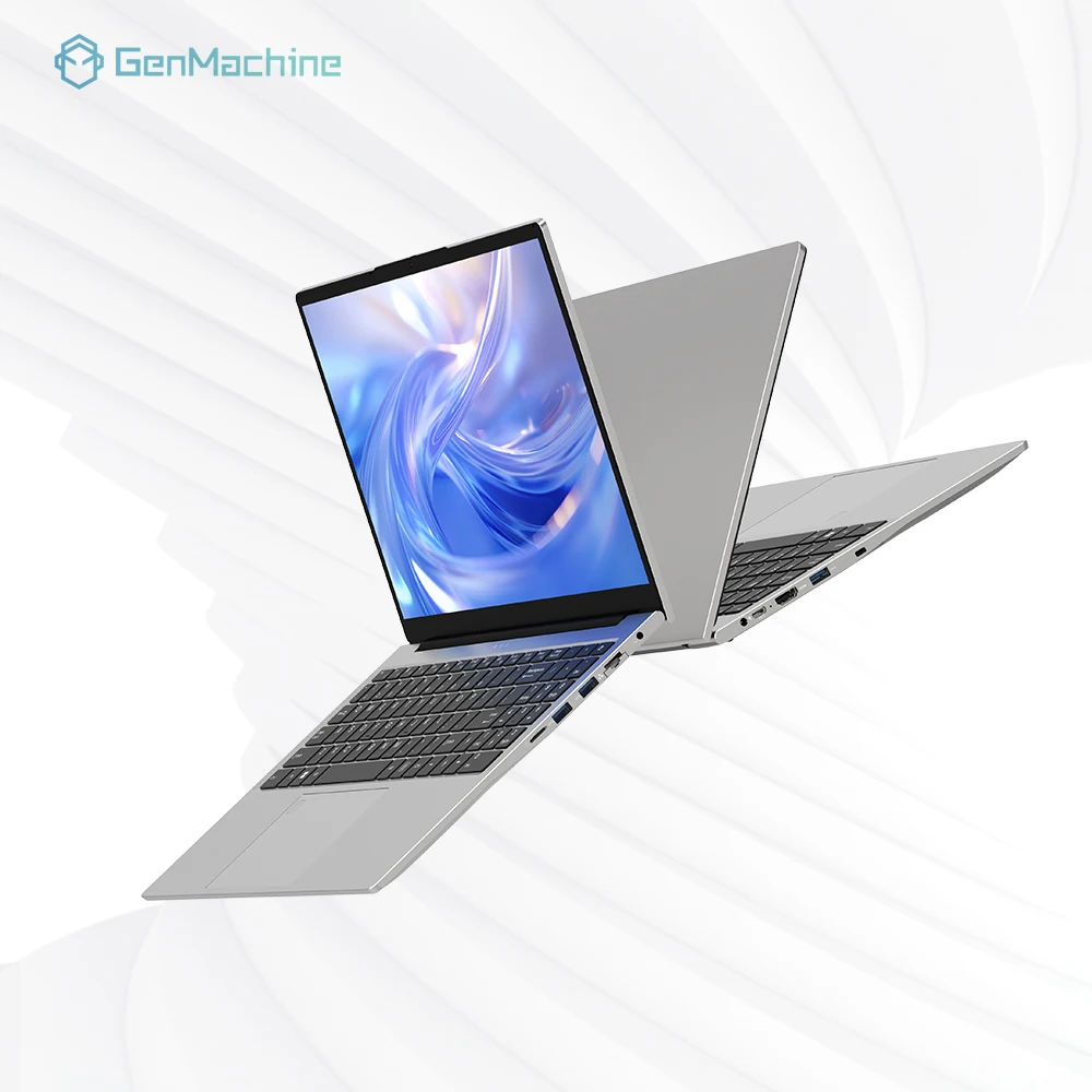 Genmachine 15,6-дюймовый ноутбук Бизнес-игровые ноутбуки Компьютер Intel Core Ultra 125H 60 Гц Arc Graphics DDR5 4800 МГц M.2 2280 NVME