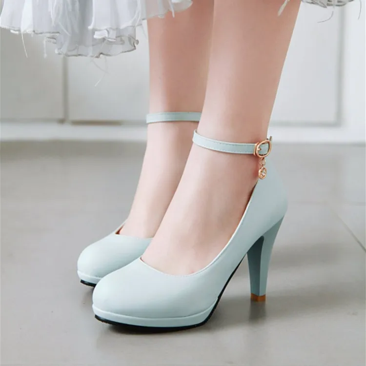 Scarpe Da Principessa Per Bambine Con Tacco Spesso E Fiocco In PU – Perfette Per Matrimoni E Feste