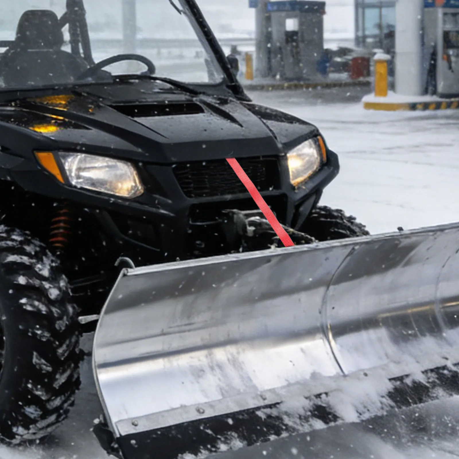 Snow Plow Winch Strap ATV Rope 64 12 Strands of Ultra-high Molecular Polyethylene