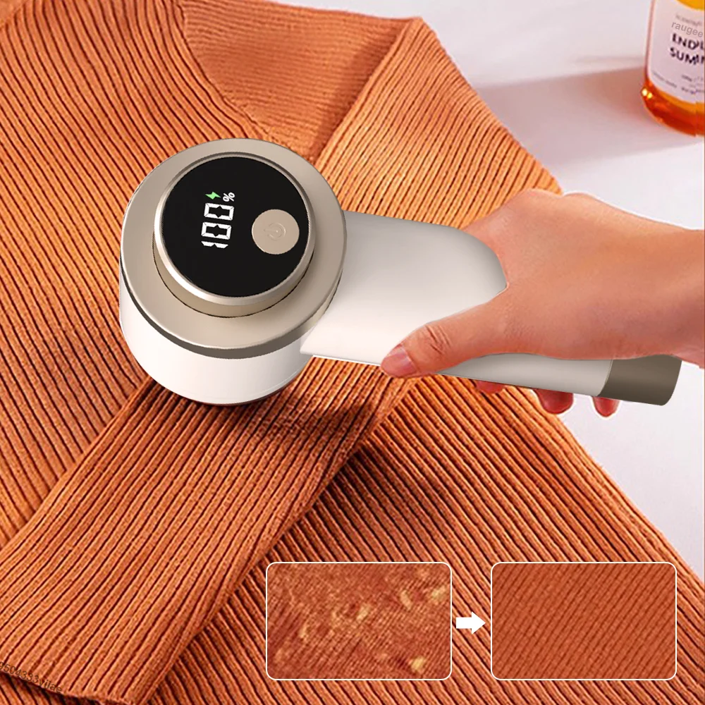 

Lint Remover for Clothes Pellet Hair Ball Fluff Remover Trimmer Professional Electric Lint Remover Rechargeable Fabric Shaver