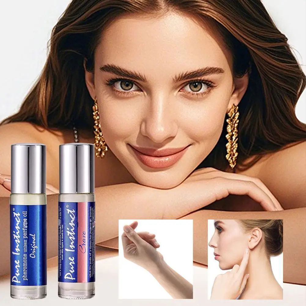 Androstenone Afrodíaco Feromônio Perfume ROLL-ON 10ML Fragrância Atraente Homens Mulheres Clássico Mel Óleo de Morango