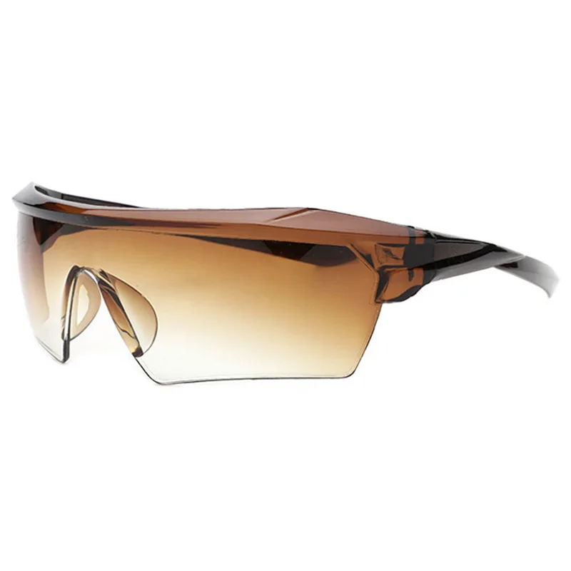 

New Semi Frame Integrated Sunglasses with Large Frame Glasses