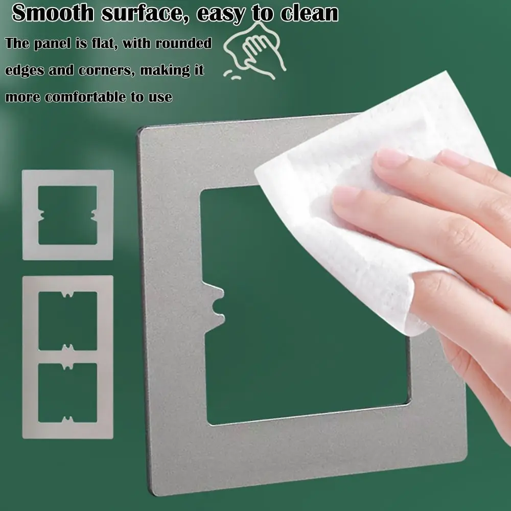 New Plastic Switch Socket Panel Universal Switch Socket Frame Wall Panels Electrical