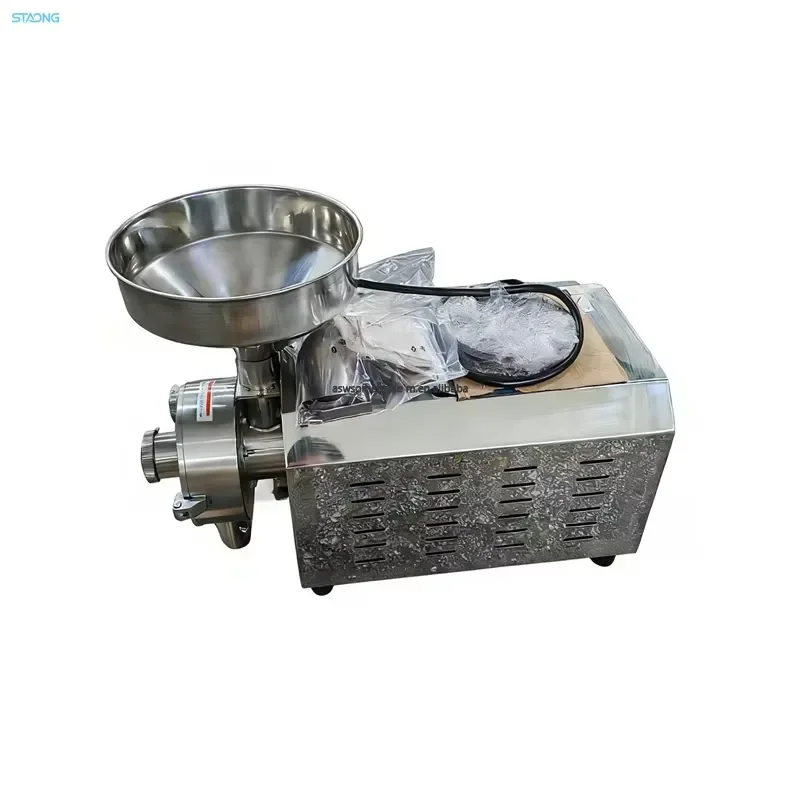 Commercial Coffee Grinder Machine Heavy Duty Stainless Steel Bean Mill for Cafe Restaurant Easy Clean Industrial Grade