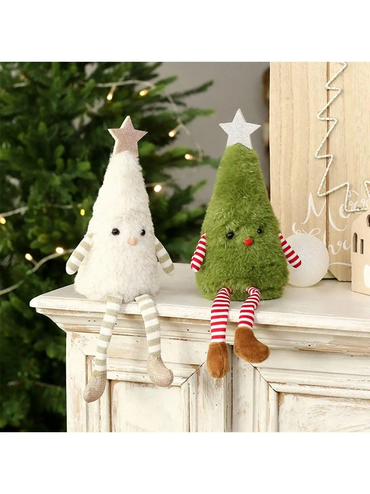Christmas Decorations Cute Plush Christmas Tree Doll Home Party Doll Decoration