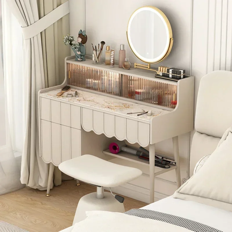 

Women Dressers Storage Cabinet Vanity Mirror Dressers Makeup Dressing Table Penteadeira Para Quarto Bedroom Furniture