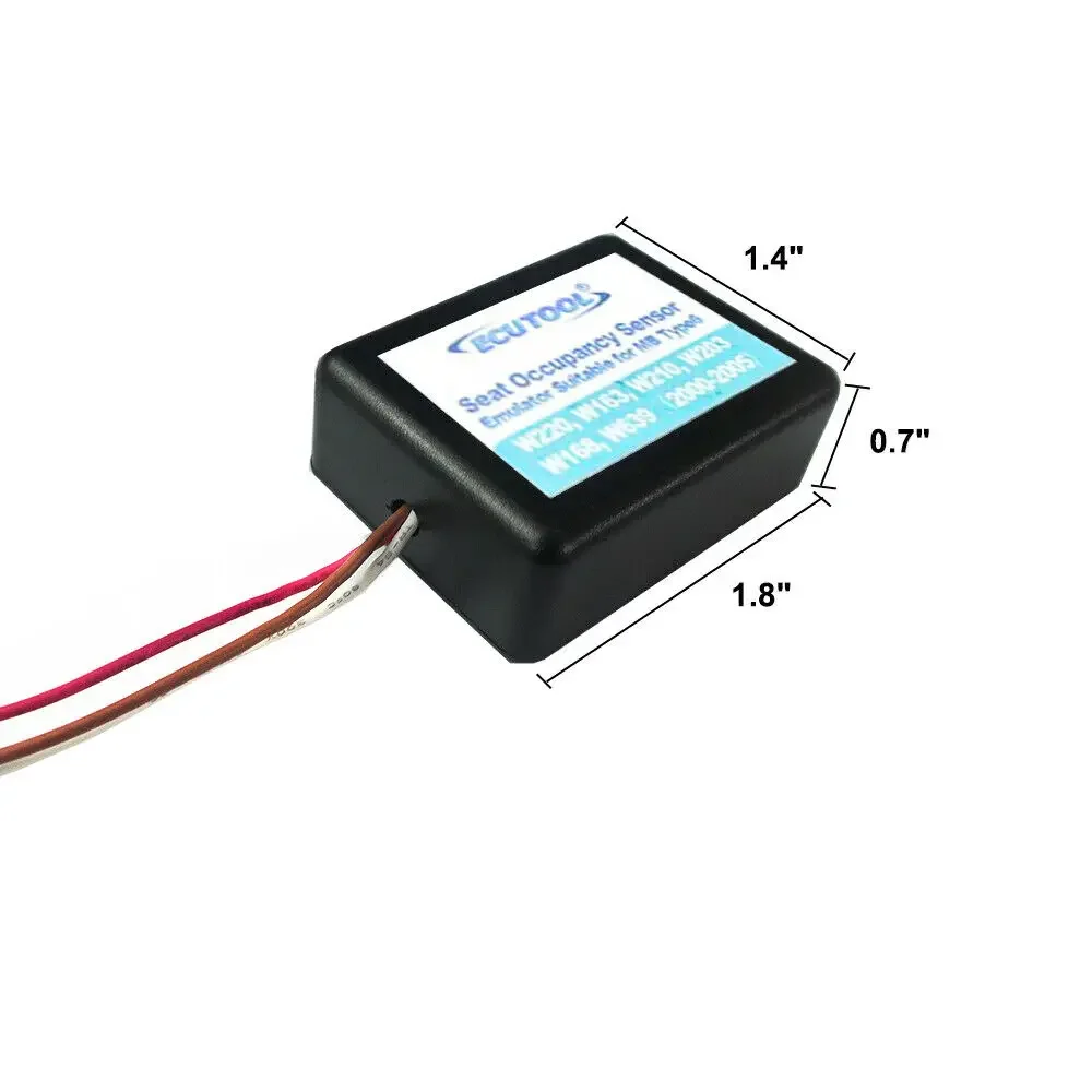 OBD2 Car Airbag Sensor Emulator Passenger Seat Occupancy Mat Bypass for Mer-cedes-Be-nz W163 W168 W203 W210 sensor simulator