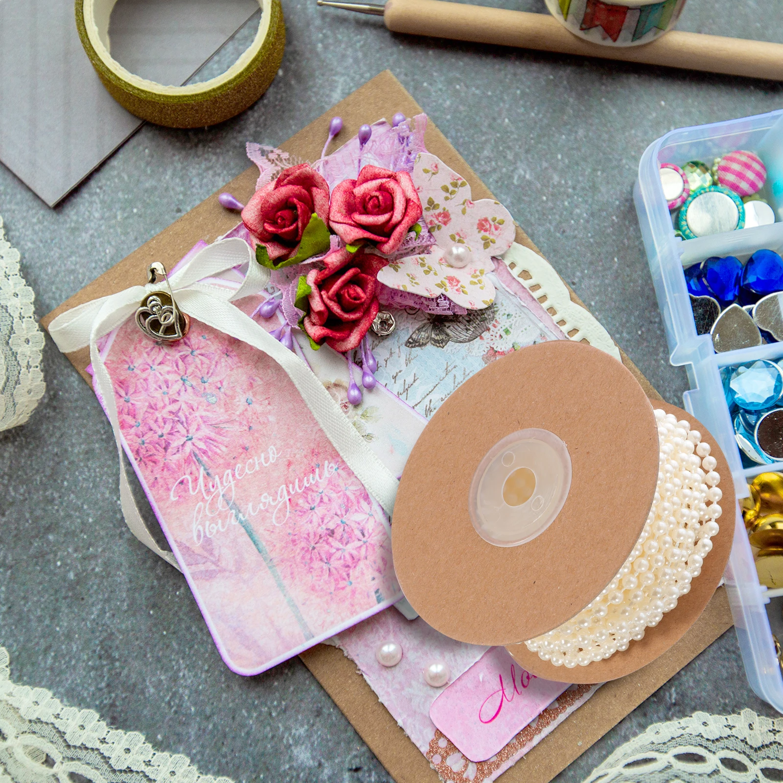 

Beads Chain Pendant Decorative Beads String DIY Accessory for Door Handles Windows Walls Exquisite Life DIY Accessories