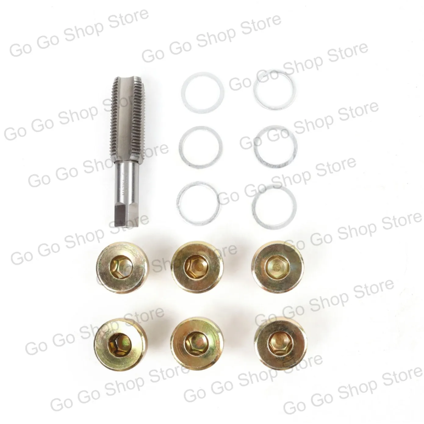 Oil pan thread repair tool 13-piece set screw sliding tooth repair special tool