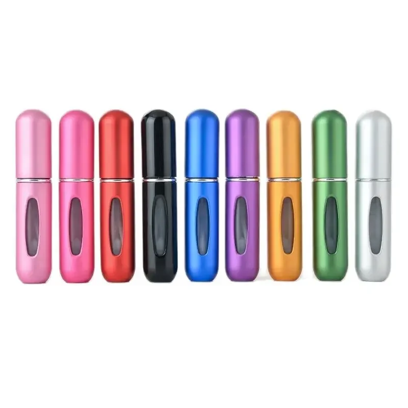 3/5/10/20pcs 5ml Mini Perfume Refill Bottle Conveniet Atomizer Pump Aluminum Refillable Spray Bottle Atomizer Bottle For Travel