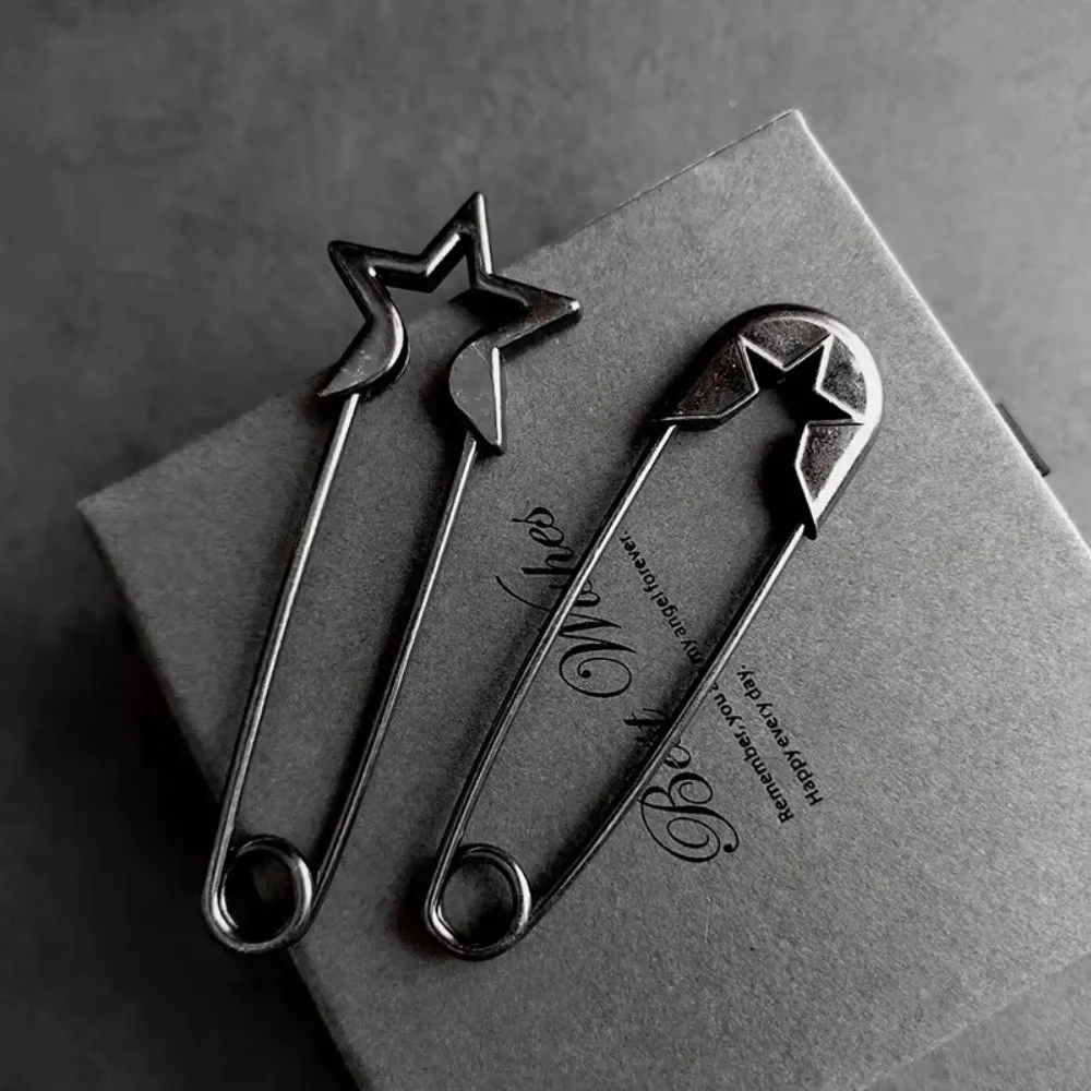 Elegant Adjustable Retro Large Pins Fixed Needle Zinc Alloy Lapel Pin Clothing Metal Safety Pins Jeans Dress Scarf Accessories