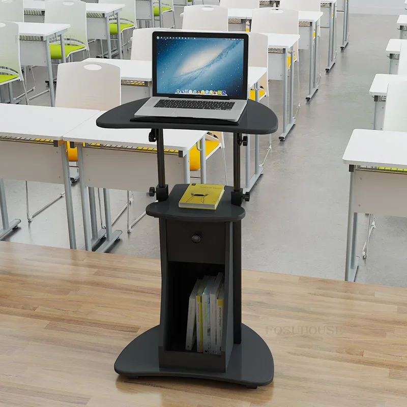 Training Office Cafe Reception Desks Meeting Room Teacher's Classroom Podium Church Pulpit Conference Speech Lift Standing Table