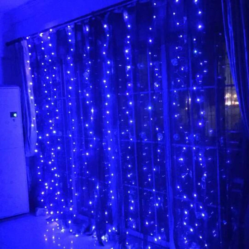 Гирлянда-занавеска на окно, 6 м, USB