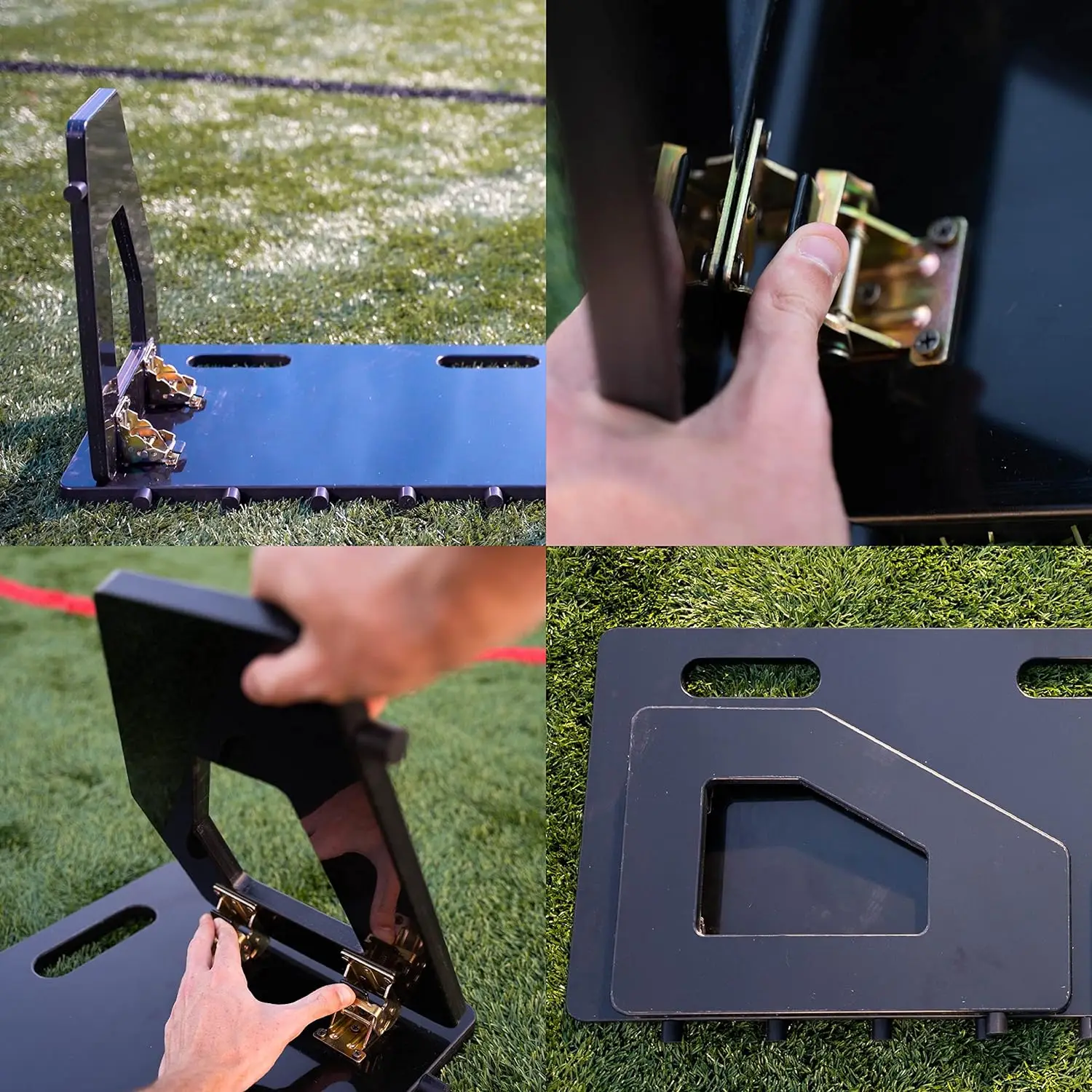 Aangepaste voetbaltraining rebound board kunststof verstelbare hoek voetbaltrainingsbord waterdichte wandplanken