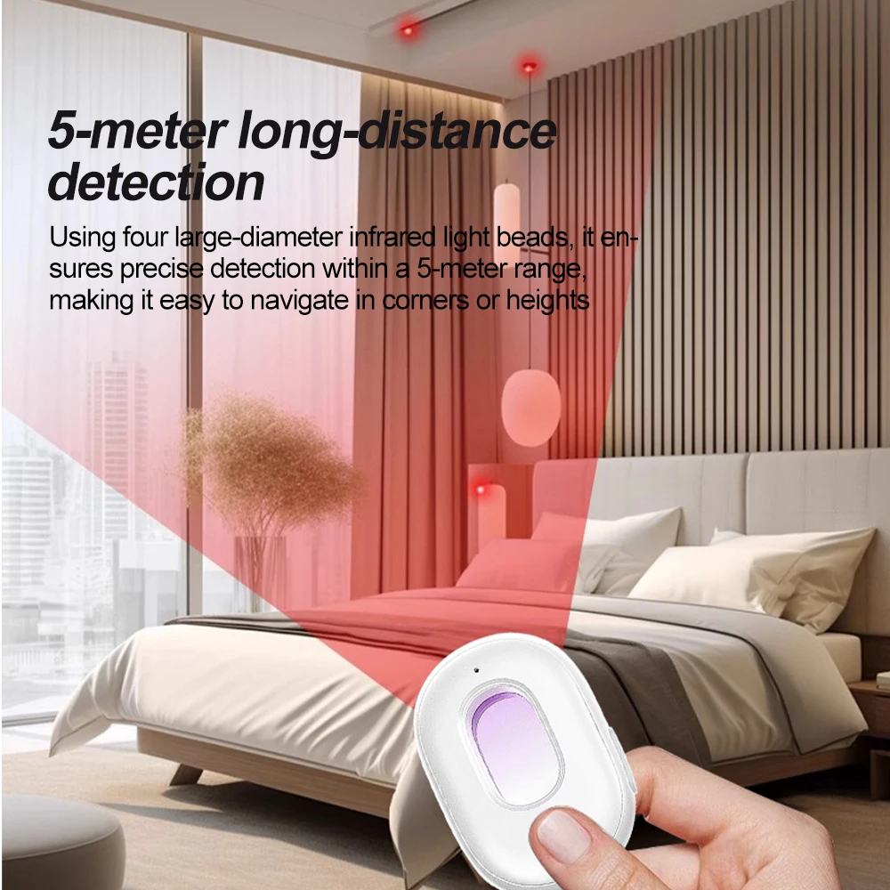 Camera Detector for Hidden Camera Portable Hidden Lens Detect Finder for Hotel Anti-Peeping Security Protection Candid Detector