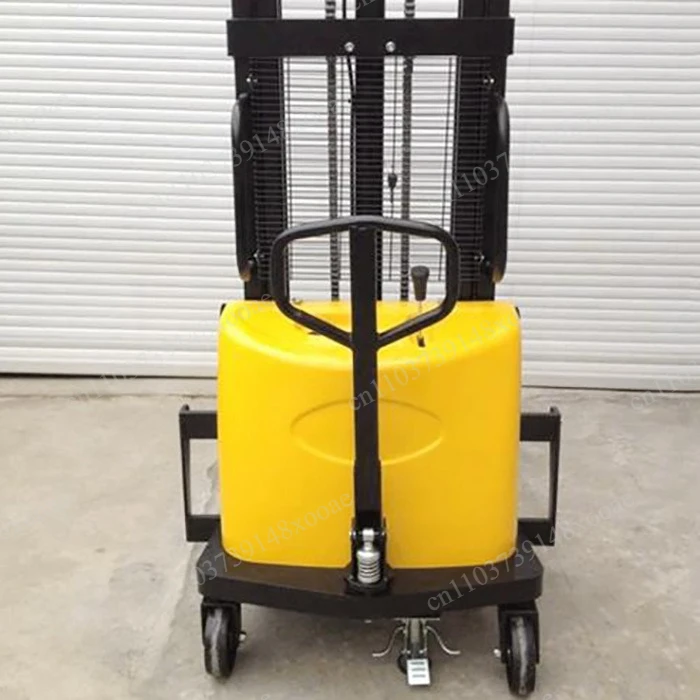 

2 tons semi-electric lift truck, full electric handling, loading and unloading stacker, semi-automatic stacker lift forklift