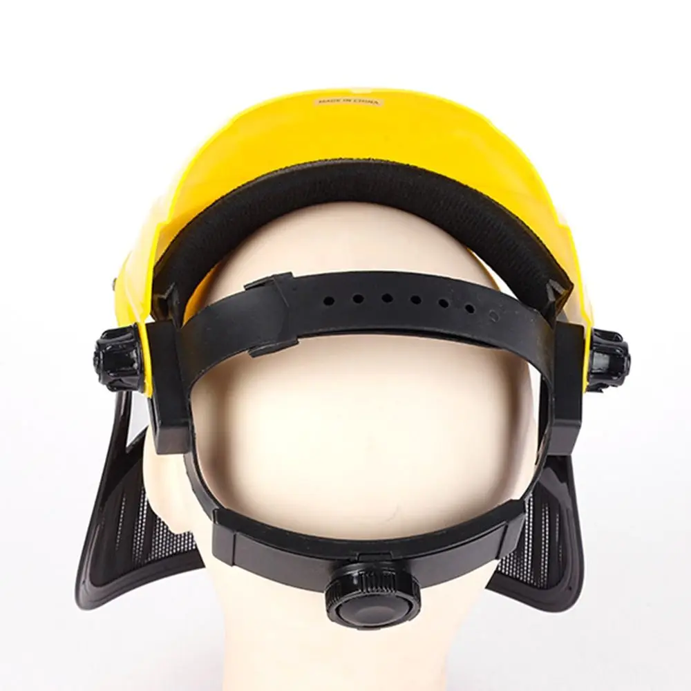 1Pcs Anti Splashing Grass Protective Mask Anti Dust Face Screen Protection Safety Mask PVC Head-Mounted Grass Trimmer Hat