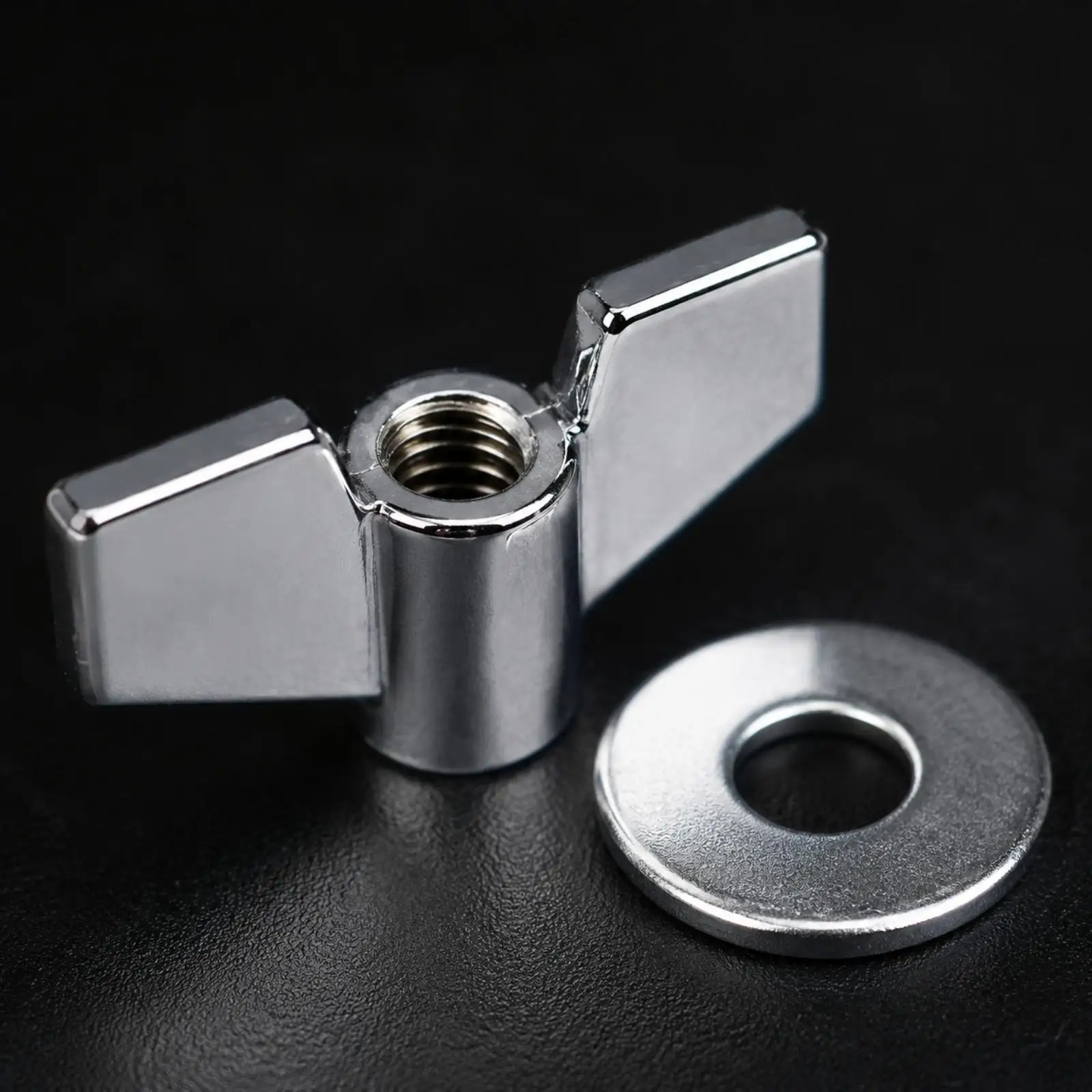 12 Pieces Drum Cymbal Felt Mounting Hardware Cushioned Cymbal Felt Pad Set with Sleeve Wing Nut and Washer Shielding Stable