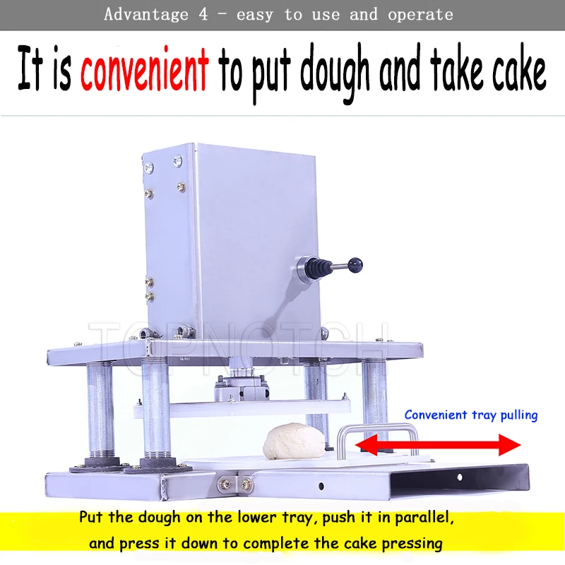 Electric Pizza Dough Sheet Pressing Machine Wheat Flour Dough Sheeter Machine Grab Cake Making Machine Tortilla Maker