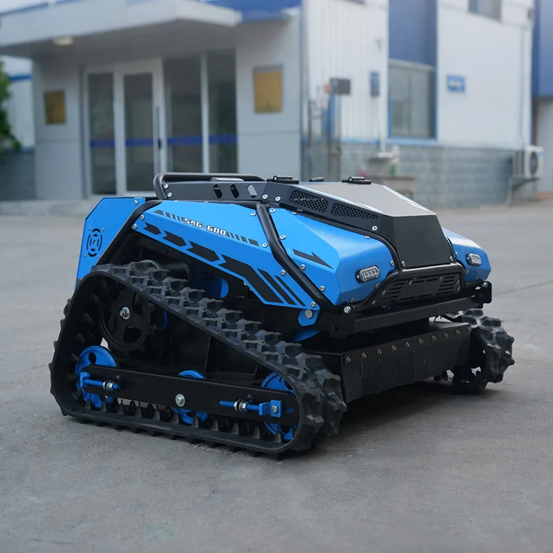 Wear Resistant Crawler Lawn Mower Tracked Remote Mower for Hillside Farm Landscaping