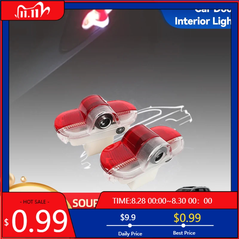 

2026 Новый для VW VOLKSWAGEN, автомобильный мусор, 2 шт., светодиодный сигнальный светильник, инструмент, аксессуары для VW Beetle 1998-2005 Beetle Cabrio 2003-20