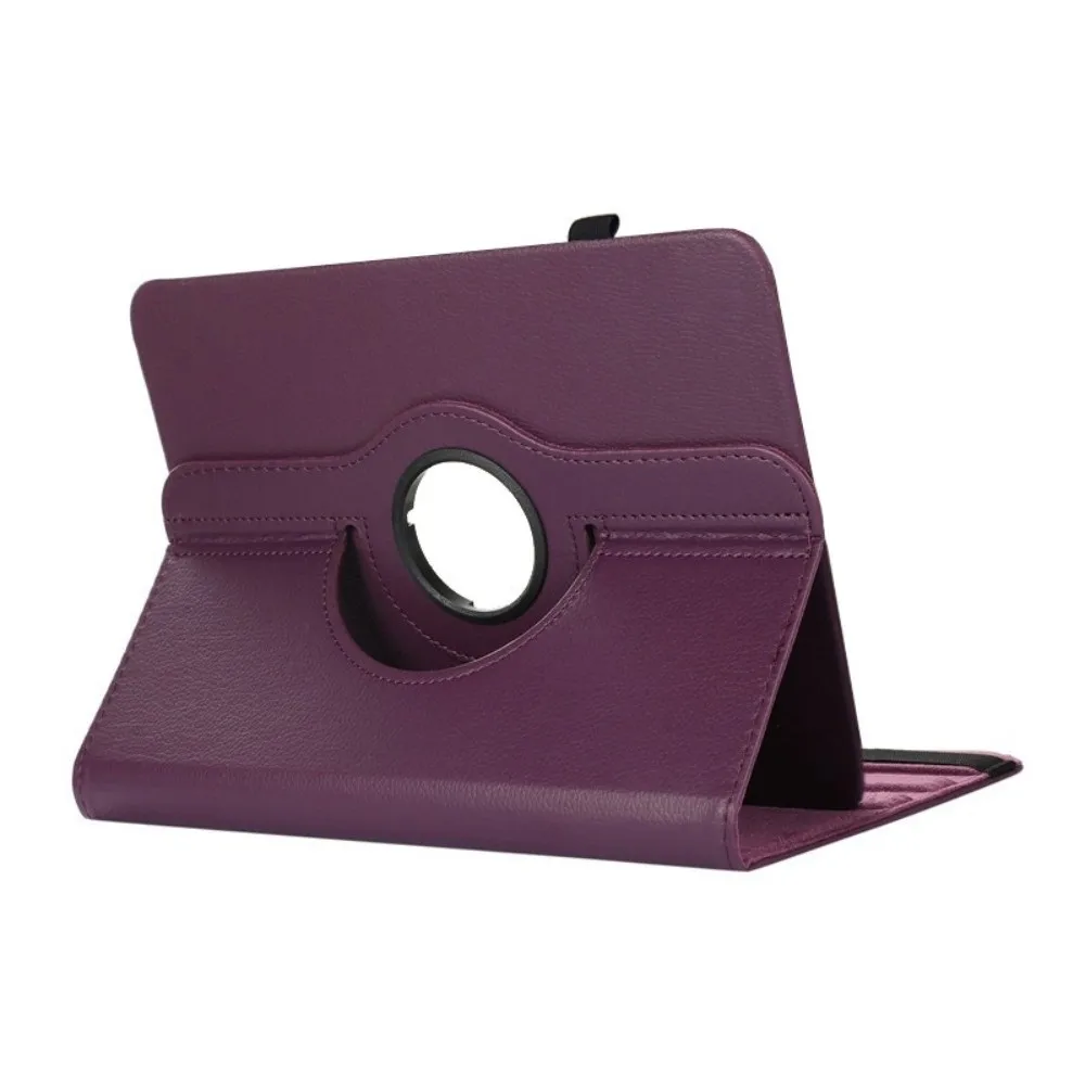 9-10 inch Universal Tablet Case 360 Rotatable Multi-Angle Viewing Tablet Stand Cover PU Leather Anti Scratch