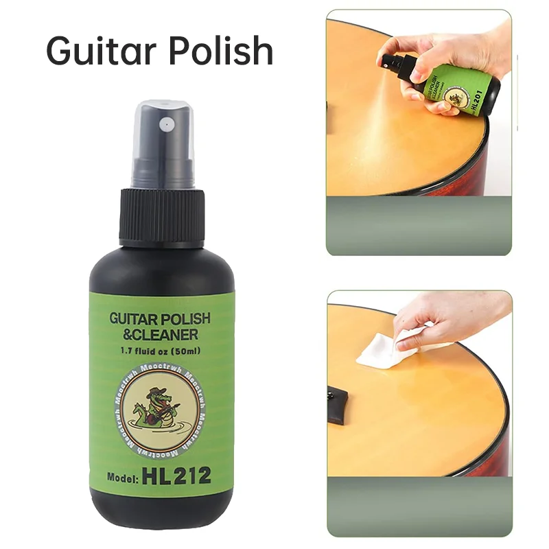 Gitarren-Reinigungsöl, Zitronenöl für die Griffbretterpolitur, Gitarrensaite-Reiniger für die Gitarrenreinigung und -pflege, Öl 50 ml – Detail 1