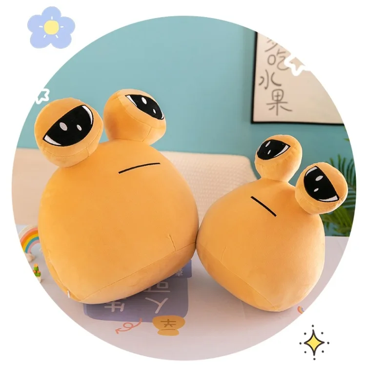 10-40 cm Hot Game My Pet Alien Pou Plüschtier Furdiburb Emotion Alien Stofftier Sofakissen Puppe Black Friday Geschenk für Mädchen – Detail 12