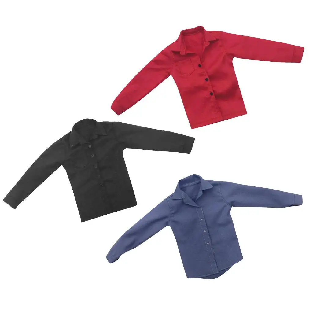 1/6 Scale Men's Shirt Clothing for 12'' /Kumik Action Figure Doll image 3