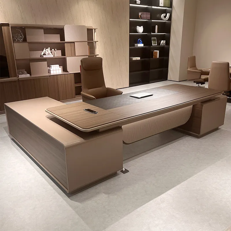 Light Luxury Simple Modern Fashion General Manager Taipantai Chairperson's Desk