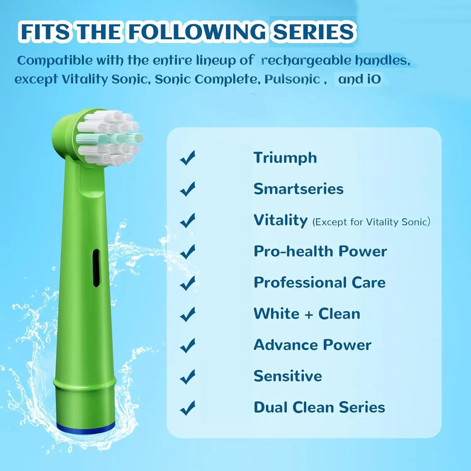 4/16/20/80pcs Set Electric Toothbrush Head For Oral B Sensitive Replacement Kid Brush Heads D25 D30 D32 D18 4739 3709 4728 D4510