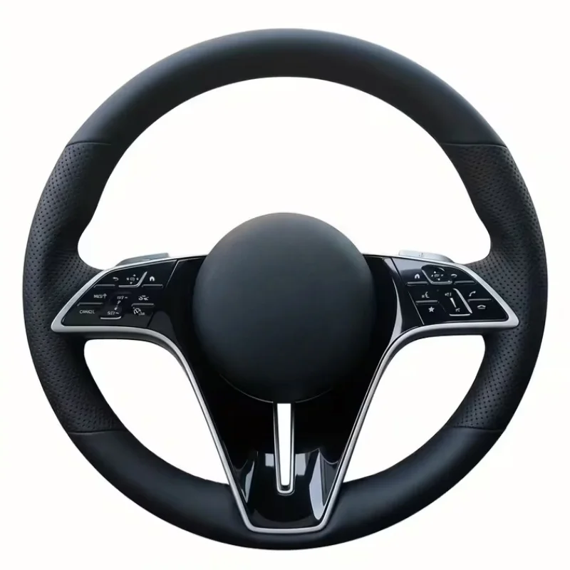 Customize Leather Cls Glc Gle Gls Glk W204 W205 W206 W212 W213 W222 W223 W176 W177 Steering Wheel Cover For Mercedes Benz Cla