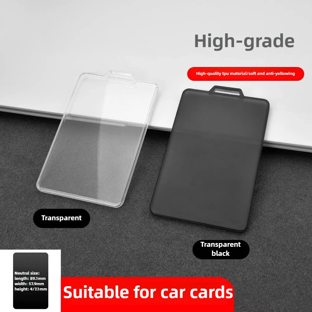 Защитный чехол для автомобильных ключей из ТПУ для Tesla Honda BMW BYD Q Jie Lynk Co, прозрачный чехол для автомобильной карты, держатель для пульта дистанционного управления, аксессуары