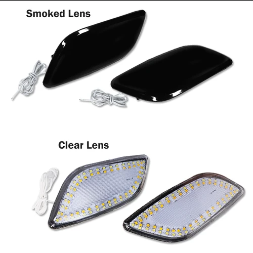 Imagen 2 del producto Switchback-indicador lateral delantero LED, luz de señal de giro con luces de conducción DRL blancas para Subaru Impreza RS TS WRX, 2002-2003