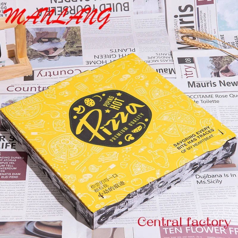 Custom  12 ich pizza box eco friendly box package food grade biodegradable box