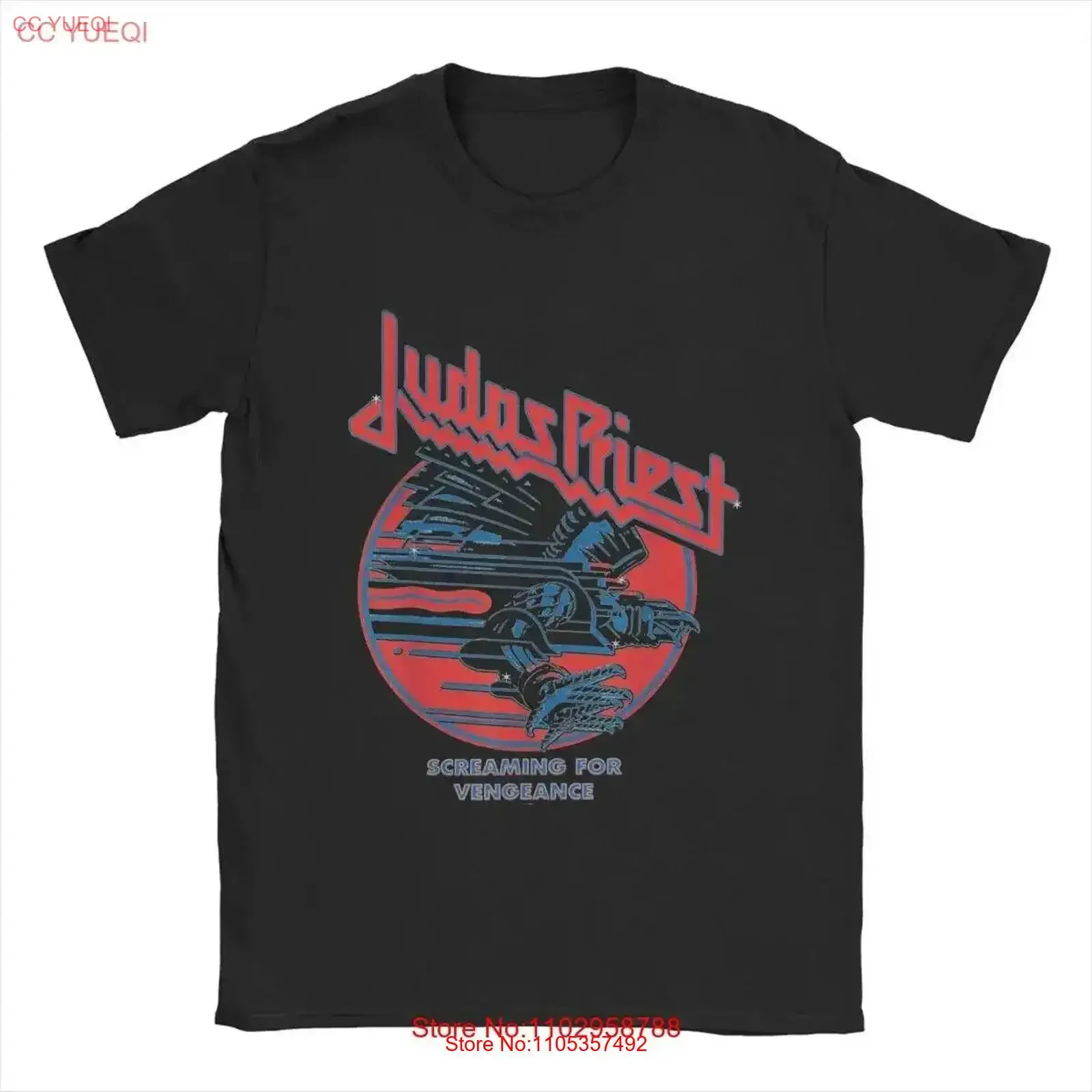 Judas Priest T Shirt for Men Cotton Funny Crewneck  C vintage Washed Comfortable Unisex Stylish Casual Soft designer clothes