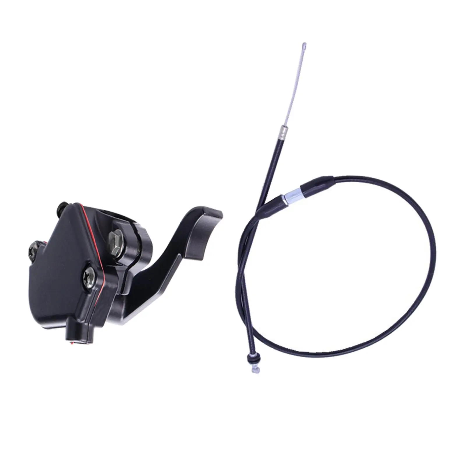 

Thumb Throttle Control Lever Assembly 22mm Black Thumb Controller for 50cc to