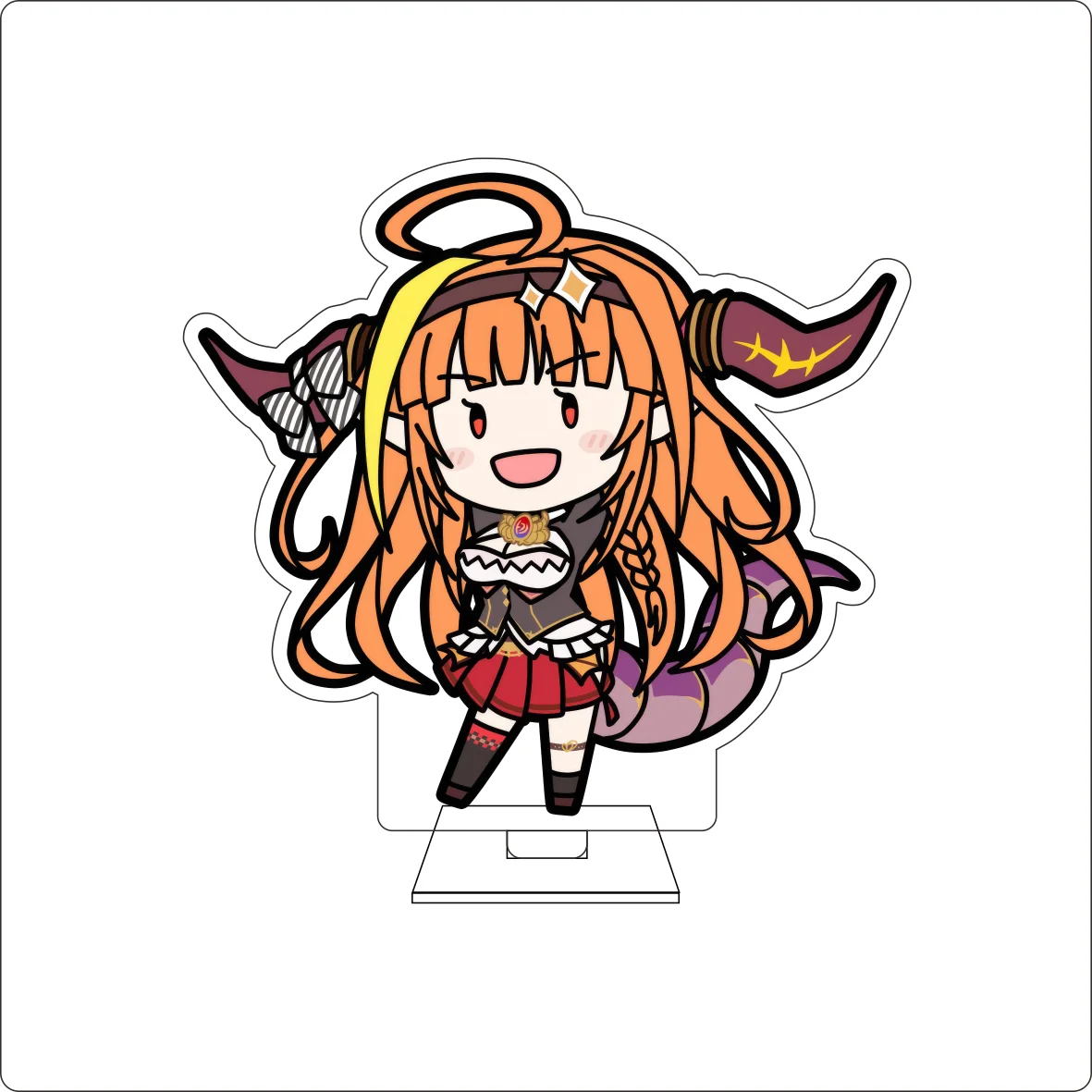 10CM Anime Hololive Cosplay Cute Acrylic Figure Stand Plate Robocosan Tokino Sora Ornaments Gifts view 3