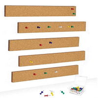 Cork Board Strips Self Adhesive Cork Board for Walls Desks Homes Classrooms Offices Ideal Notes Photos Schedules Wall Decoration