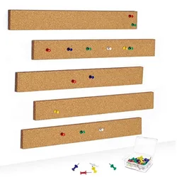 Cork Board Strips Self Adhesive Cork Board for Walls Desks Homes Classrooms Offices Ideal Notes Photos Schedules Wall Decoration