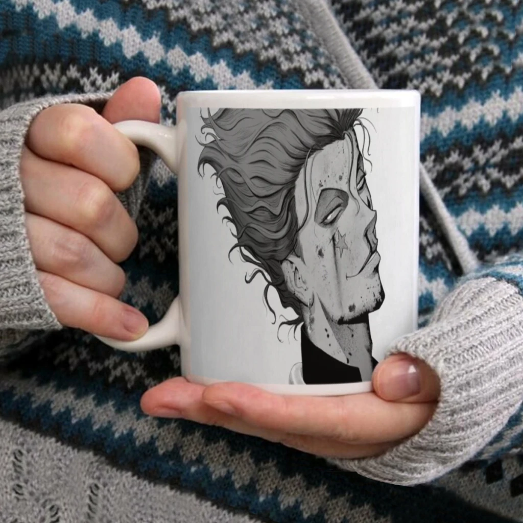 Anime HUNTER x HUNTER Gon Zoldyck Hisoka 11oz Funny Ceramic Coffee Mug Tea Milk Cup For Novetly Creativity Gift