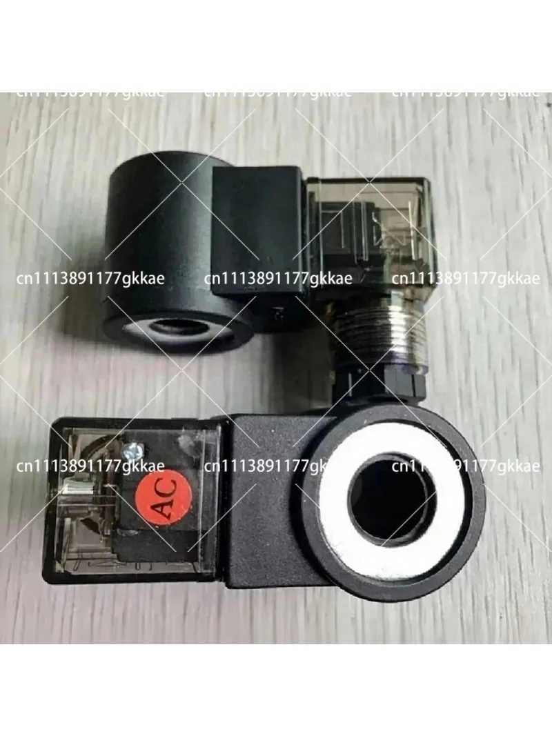 Hydraulic Solenoid Valve Coil Threaded Cartridge 13mm Inner Hole 37mm Height AC220V DC24V