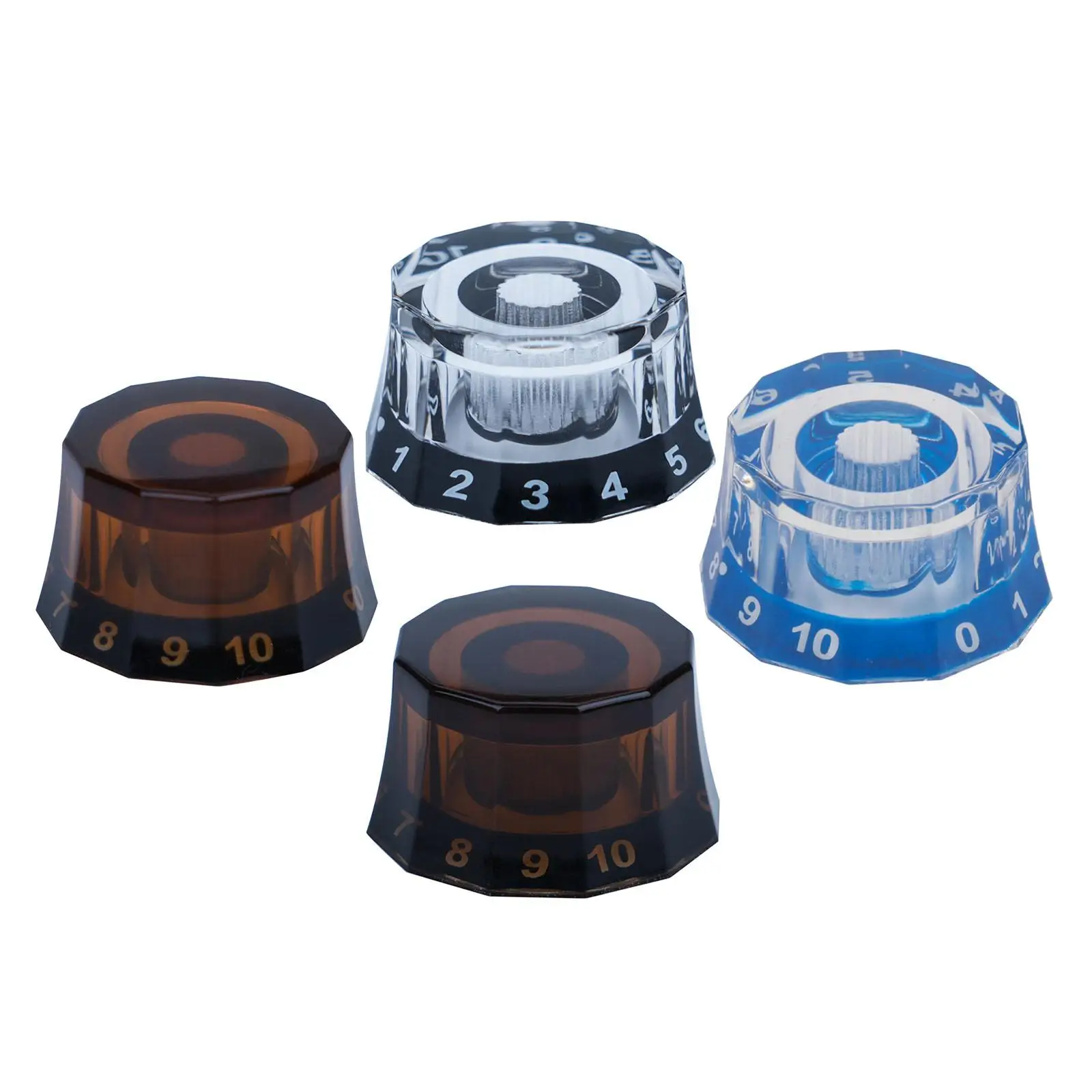 LP-Capuchon JEKnob électrique de remplacement, 6mm(0.24 pouces), boutons de chapeau supérieur JEBass électrique