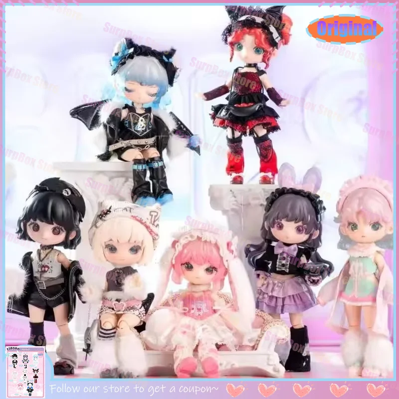 

New Lilolo V2.5 1/12 Bjd Binary Sweetheart Series Blind Box Toys Kawaii Anime Doll Action Figure Surprise Toys Girl Gift